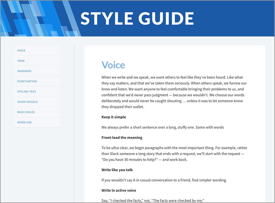 Style Guides